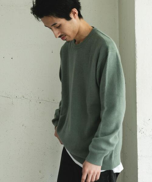 ハミルトンウールクルーネックニット　アーバンリサーチドアーズ セール】ハミルトンウールクルーネックニット（ニット/セーター