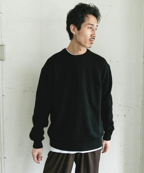 ハミルトンウールクルーネックニット（ニット/セーター）｜URBAN