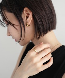 evernavy（エバーネイビー）の「【金属アレルギー対応/サージカルステンレス】ソリッドフープイヤリング（イヤリング）」