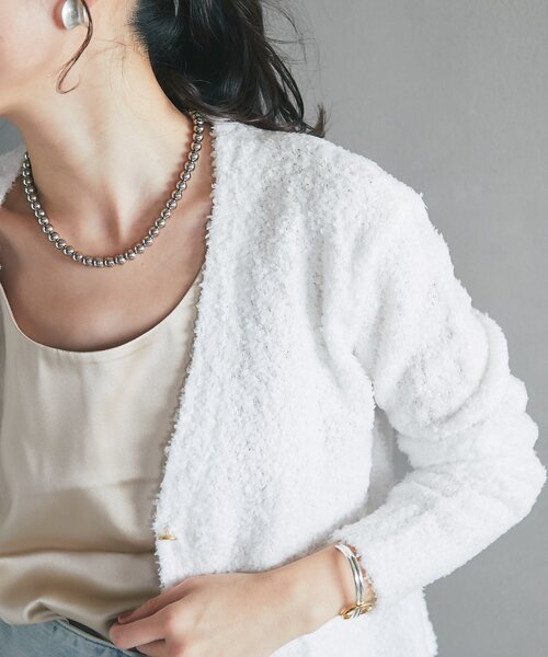 La boutique BonBon（ラブティックボンボン）の「メタルボールショートネックレス（ネックレス・レディース・ゴールド/シルバー・FREE）」の17枚目の写真