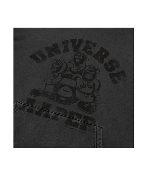 AAPE BY A BATHING APE（エーエイプバイアベイシングエイプ）の「AAPER "UNIVERSE AAPER" PULLOVER HOODIE（パーカー・メンズ・ライトブラック/ライトピンク/ライトブルー・LARGE/SMALL/X-SMALL/MEDIUM/X-LARGE/XX-LARGE）」の5枚目の写真