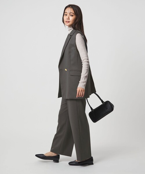 Greed グリード テーラード ジレ ウォッシャブル（ベスト）｜green