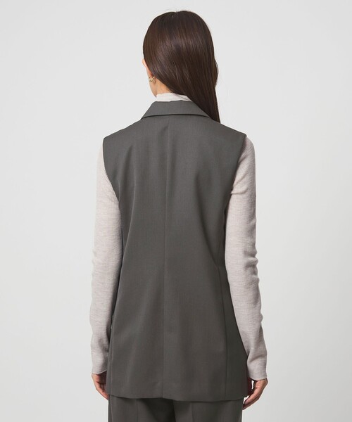 Greed グリード テーラード ジレ ウォッシャブル（ベスト）｜green