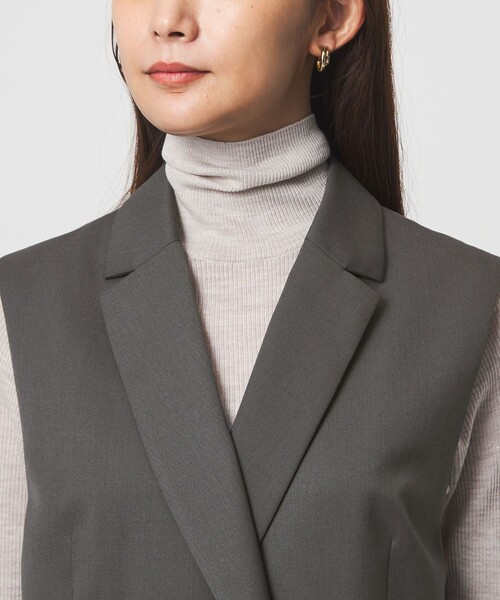 Greed グリード テーラード ジレ ウォッシャブル（ベスト）｜green