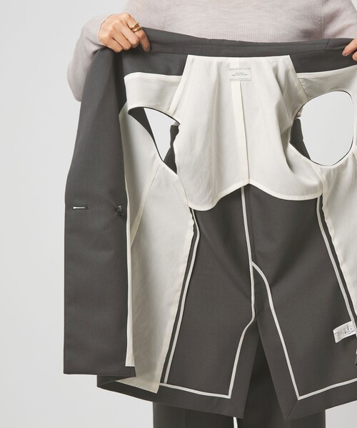 Greed グリード テーラード ジレ ウォッシャブル（ベスト）｜green