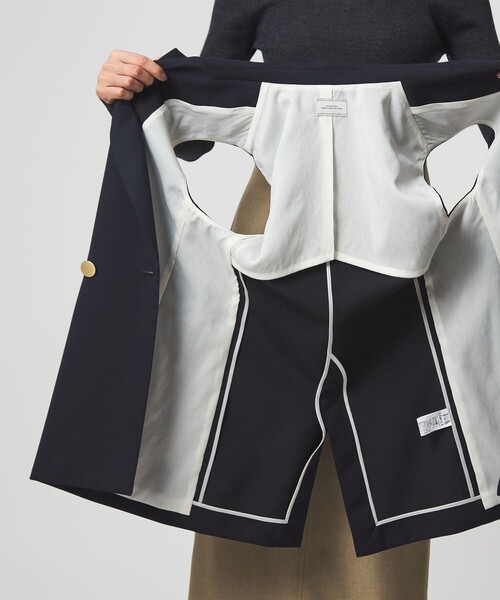 green label relaxing（グリーンレーベルリラクシング）の「Greed グリード テーラード ジレ ウォッシャブル（ベスト・レディース・ネイビー/グレー・38/36）」の14枚目の写真