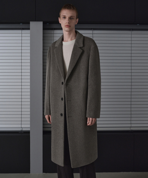 MUSINSA STANDARD（ムシンサスタンダード）の「カシミアブレンド特大シングルコート[Toff]（チェスターコート・メンズ・その他・MEDIUM/LARGE/X-LARGE/XX-LARGE）」の3枚目の写真