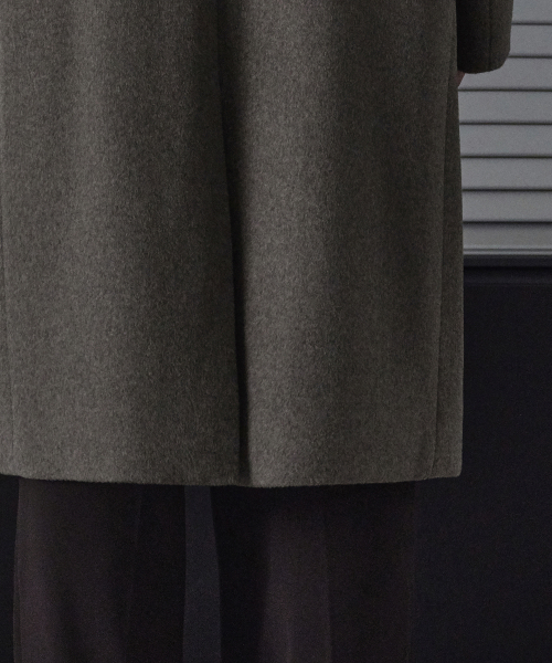 MUSINSA STANDARD（ムシンサスタンダード）の「カシミアブレンド特大シングルコート[Toff]（チェスターコート・メンズ・その他・MEDIUM/LARGE/X-LARGE/XX-LARGE）」の7枚目の写真