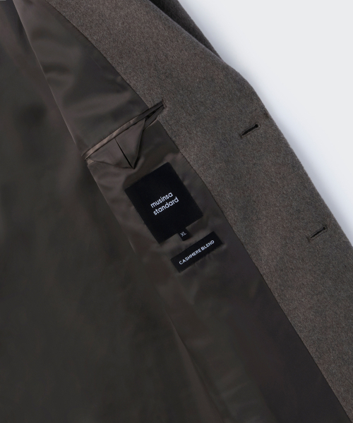 MUSINSA STANDARD（ムシンサスタンダード）の「カシミアブレンド特大シングルコート[Toff]（チェスターコート・メンズ・その他・MEDIUM/LARGE/X-LARGE/XX-LARGE）」の8枚目の写真