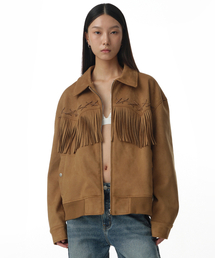 MILLO WOMEN（ミロウーマン）の「Fringe Western Jacket [Beige]（その他アウター・レディース）」