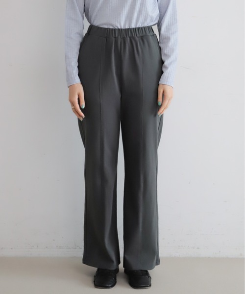 NOMBRE IMPAIR(ノンブルアンペール)の「フライス天竺コンビ カットパンツ(その他パンツ・レディース・チャコールグレー/キナリ・FREE)」の11枚目の写真