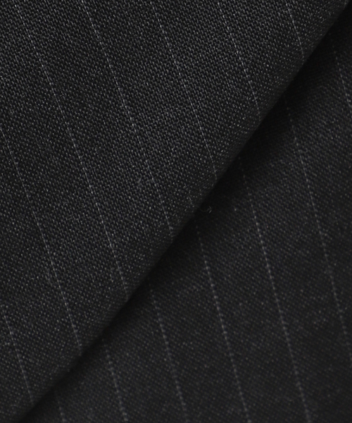 CITYSHOP（シティーショップ）の「VOLUME TUCK パンツ（スラックス・レディース・ブラック/グレー・38/36）」の5枚目の写真