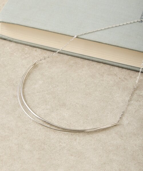 Jena espace merveilleux（ジェナ　エスパスメルヴェイユ）の「アーチラインネックレス（リング・レディース・ゴールド/シルバー・FREE）」の6枚目の写真