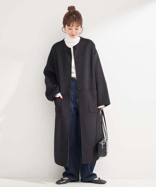 B.C STOCKノーカラーコート コート S120ブレンドリバーシブルコート 追加》S120ブレンドリバーシブルコート（ノーカラーコート）｜B.C