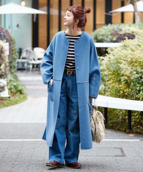 追加》S120ブレンドリバーシブルコート（ノーカラーコート）｜B.C