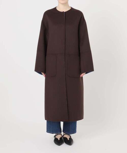 追加》S120ブレンドリバーシブルコート（ノーカラーコート）｜B.C