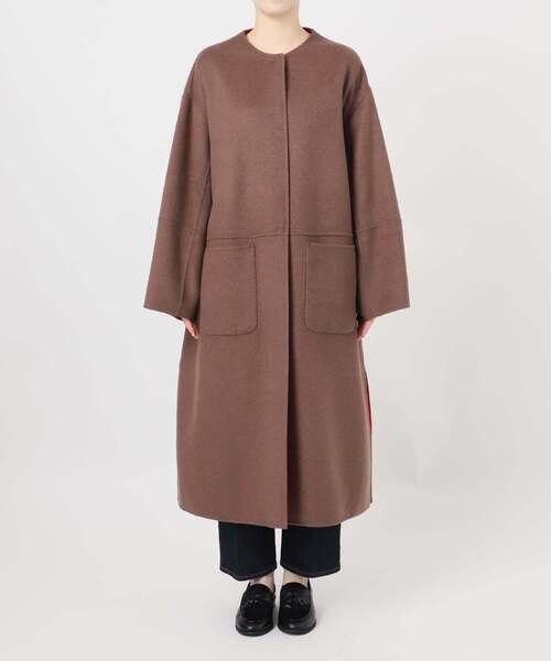 追加》S120ブレンドリバーシブルコート（ノーカラーコート）｜B.C