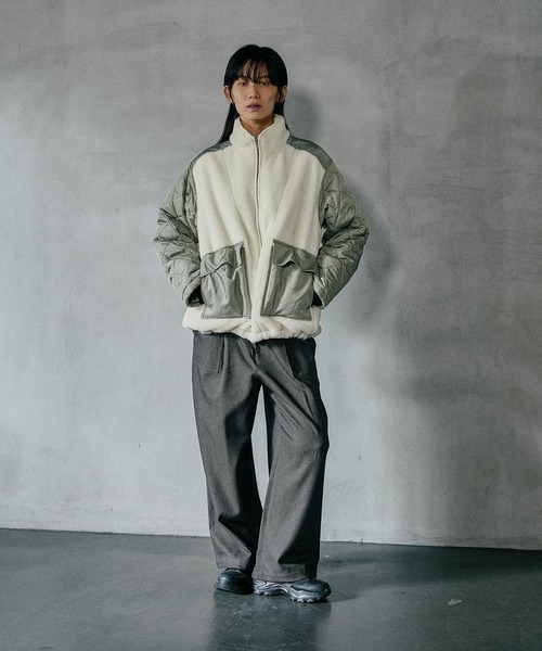 LEPSIM（レプシィム）の「ウールライクペインターパンツ　581673（その他パンツ・レディース・ブラウン/チャコールグレー・FREE）」の7枚目の写真