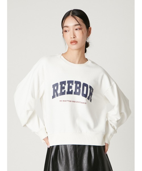 FRAY I.D（フレイアイディー）の「【Reebok× FRAY I.D】ボリュームスリーブスウェットプルオーバー（スウェット・レディース・ブルー/ホワイト/ピンク・F）」の17枚目の写真