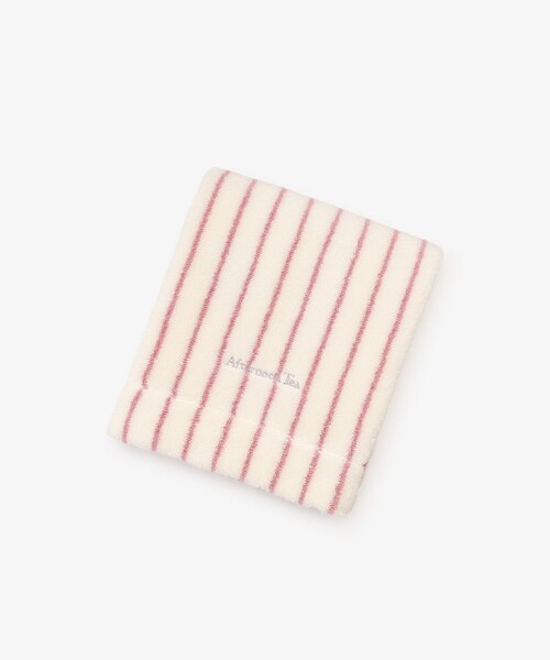 Afternoon Tea(アフタヌーンティー)の「ストライププレミアムクリーミーフェイスタオル/Afternoon Tea PREMIUM(タオル・レディース・ピンク/ネイビー・ONE SIZE)」の1枚目の写真
