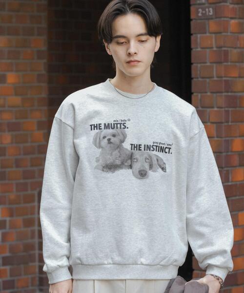 Dog graphic crew-neck Sweat（スウェット）｜SENSE OF PLACE by URBAN