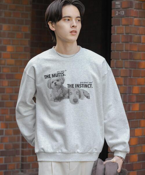 Dog graphic crew-neck Sweat（スウェット）｜SENSE OF PLACE by URBAN