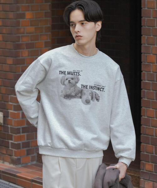 Dog graphic crew-neck Sweat（スウェット）｜SENSE OF PLACE by URBAN