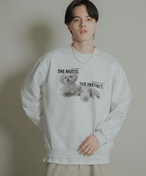 Dog graphic crew-neck Sweat（スウェット）｜SENSE OF PLACE by URBAN
