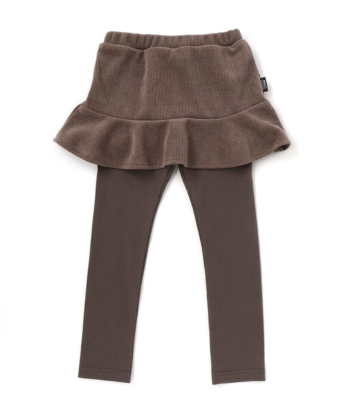 Noeil aime BeBe（ノイユエイムベベ）の「ニットコールスカート付きスパッツ（スカート・キッズ・ブラウン・130cm/120cm/110cm）」の6枚目の写真