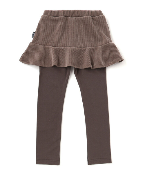Noeil aime BeBe（ノイユエイムベベ）の「ニットコールスカート付きスパッツ（スカート・キッズ・ブラウン・130cm/120cm/110cm）」の7枚目の写真