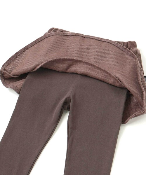 Noeil aime BeBe（ノイユエイムベベ）の「ニットコールスカート付きスパッツ（スカート・キッズ・ブラウン・130cm/120cm/110cm）」の10枚目の写真