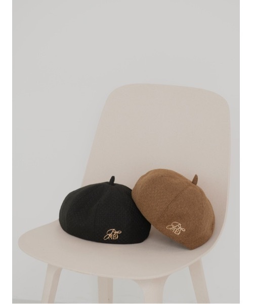 JUMELLE（ジュメロ）の「trad beret（ハンチング/ベレー帽・レディース・ブラック・FREE）」の2枚目の写真