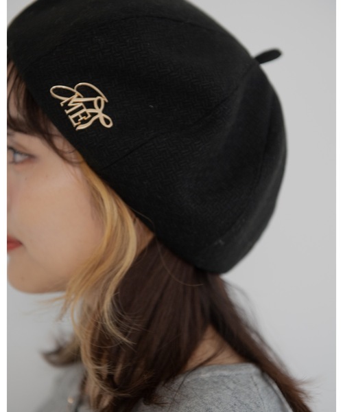 JUMELLE（ジュメロ）の「trad beret（ハンチング/ベレー帽・レディース・ブラック・FREE）」の10枚目の写真