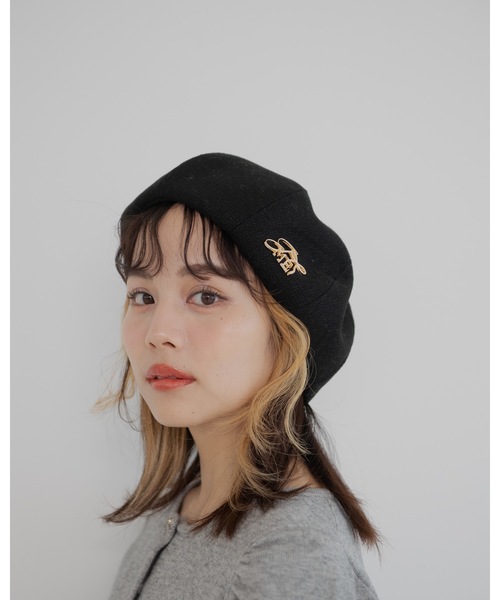 JUMELLE（ジュメロ）の「trad beret（ハンチング/ベレー帽・レディース・ブラック・FREE）」の11枚目の写真