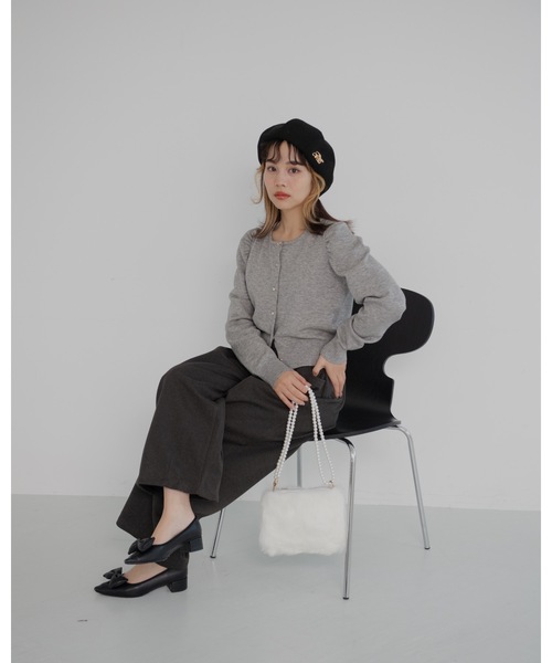 JUMELLE（ジュメロ）の「trad beret（ハンチング/ベレー帽・レディース・ブラック・FREE）」の12枚目の写真