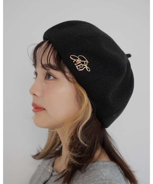 JUMELLE（ジュメロ）の「trad beret（ハンチング/ベレー帽・レディース・ブラック・FREE）」の19枚目の写真