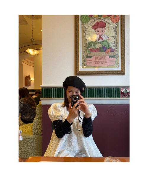JUMELLE（ジュメロ）の「trad beret（ハンチング/ベレー帽・レディース・ブラック・FREE）」の6枚目の写真