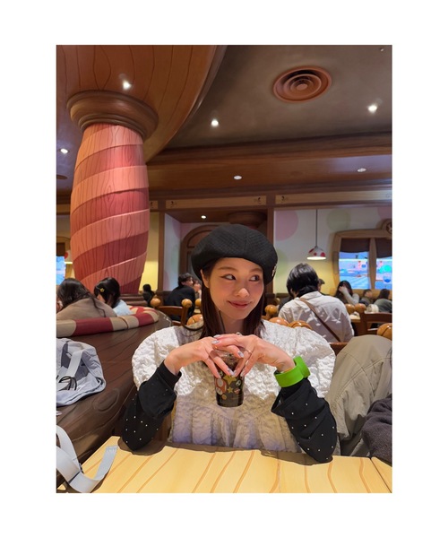 JUMELLE（ジュメロ）の「trad beret（ハンチング/ベレー帽・レディース・ブラック・FREE）」の8枚目の写真