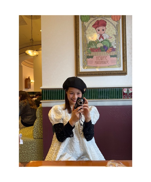 JUMELLE（ジュメロ）の「trad beret（ハンチング/ベレー帽・レディース・ブラック・FREE）」の9枚目の写真