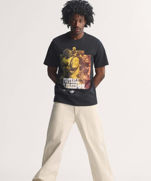 adidas(アディダス)の「adidas Bob Marley ORIGINALS T-Shirt / アディダス ボブ マーリー オリジナルス T-シャツ(Tシャツ/カットソー・メンズ・ブラック・M/S/3XL/XXL/XL/L)」の11枚目の写真