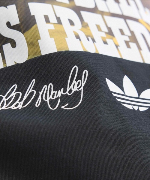 adidas(アディダス)の「adidas Bob Marley ORIGINALS T-Shirt / アディダス ボブ マーリー オリジナルス T-シャツ(Tシャツ/カットソー・メンズ・ブラック・M/S/3XL/XXL/XL/L)」の7枚目の写真