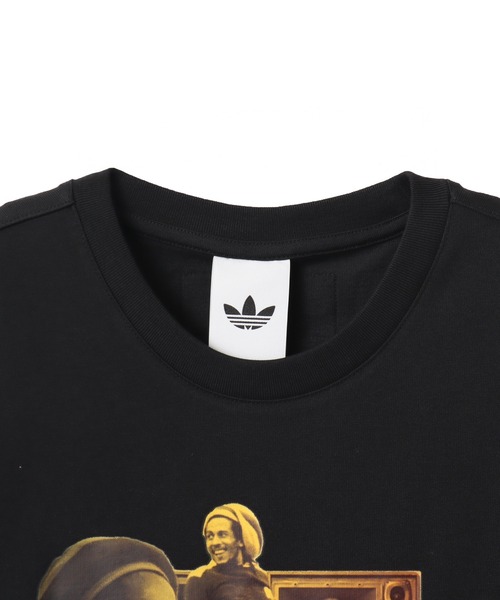 adidas(アディダス)の「adidas Bob Marley ORIGINALS T-Shirt / アディダス ボブ マーリー オリジナルス T-シャツ(Tシャツ/カットソー・メンズ・ブラック・M/S/3XL/XXL/XL/L)」の5枚目の写真