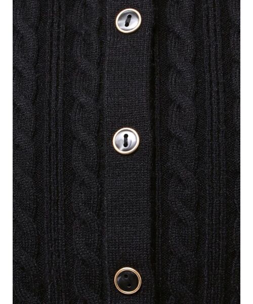 dazzlin（ダズリン）の「ミニケーブルスクエアニットトップス（ニット/セーター・レディース・アイボリー/ブルー/ピンク/ブラック・FREE）」の16枚目の写真