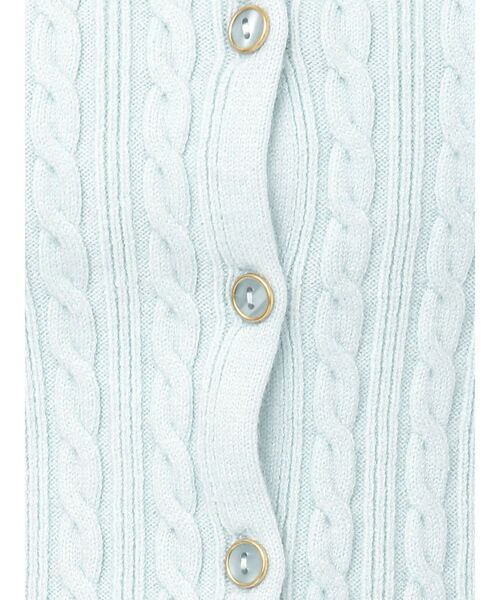 dazzlin（ダズリン）の「ミニケーブルスクエアニットトップス（ニット/セーター・レディース・アイボリー/ブルー/ピンク/ブラック・FREE）」の18枚目の写真