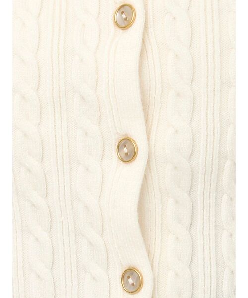 dazzlin（ダズリン）の「ミニケーブルスクエアニットトップス（ニット/セーター・レディース・アイボリー/ブルー/ピンク/ブラック・FREE）」の19枚目の写真