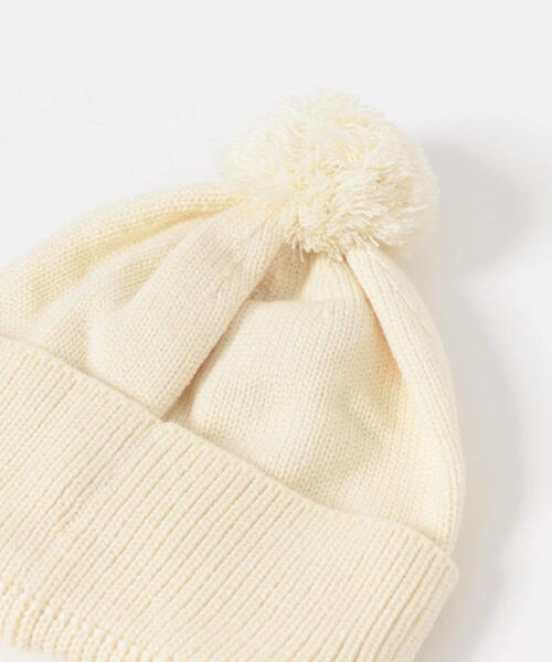 URBAN RESEARCH DOORS（アーバンリサーチドアーズ）の「フライトニットキャップ(KIDS)（ニットキャップ/ビーニー・キッズ・アイボリー/グレー・ONE）」の6枚目の写真
