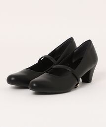 ASBee（アスビー）の「marie claire bis マリ・クレール ビス レディース 3WAYパンプス【ベルトを付け替え3通りにアレンジ可】ラインストーン ストラップ 125306（パンプス）」