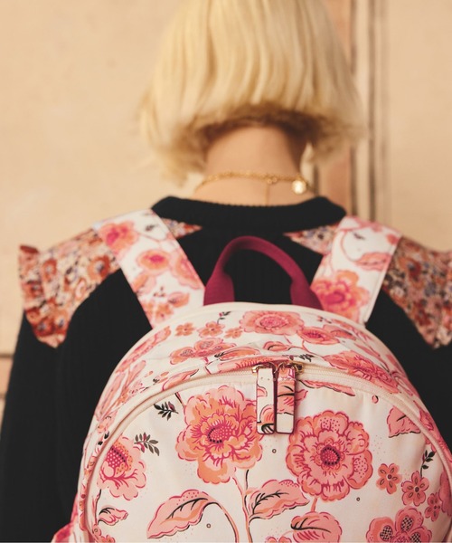 Cath Kidston(キャスキッドソン)の「コンパクト バックパック Decorated Floral(バックパック/リュック・レディース・その他・FREE)」の2枚目の写真
