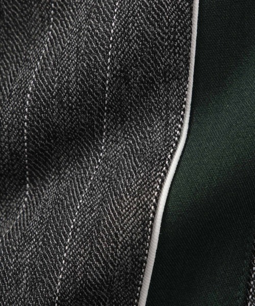 VICKY（ビッキー）の「ストライプサイドラインワイドパンツ≪手洗い可能≫（スラックス・レディース・ブラウン・M）」の16枚目の写真