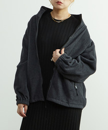 SOFFITTO（ソフィット）の「ジップ付きオーバーサイズフリースブルゾン（ブルゾン）」